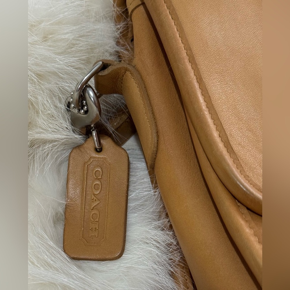 Vintage COACH Costa Rica Court Bag 9870 Camel Leather Shoulder Crossbody #209 - Picture 4 of 16
